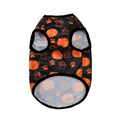 Halloween Pumpkin Print Dog/Cat Tshirt