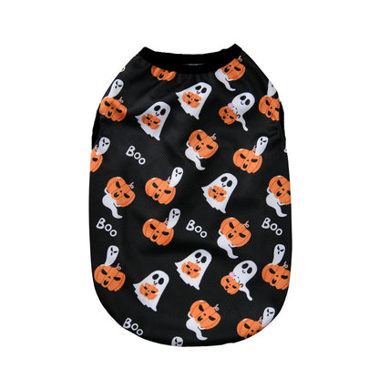 Halloween Pumpkin Print Dog/Cat Tshirt